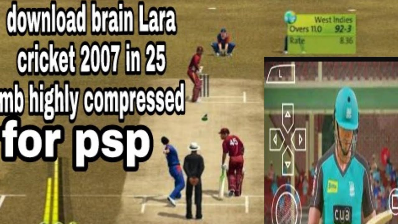 Brian lara international cricket 2007 download highly compressed game
